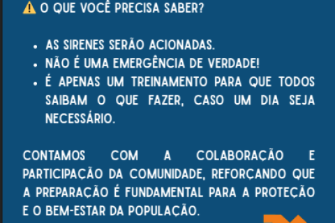 Fortaleza de Minas recebe simulado de segurança no dia 9 de dezembro